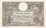 Frankreich 100 Francs Luc Olivier Merson, 1909-09-22, K.1047, S -