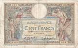 Frankreich 100 Francs Luc Olivier Merson, 1923-11-08, W.9928, SGE -