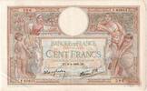 Frankreich 100 Francs Luc Olivier Merson, 1939-04-06, F.65653, SS+ -