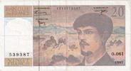 Frankreich 20 Francs Debussy, O.061, SS -