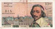 Frankreich 10 Nouveaux Francs Richelieu, 1960-09-01, A.121, SS+ -