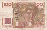 Frankreich 100 Francs Jeune Paysan, 1951-11-02, D.412, S -