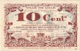 Frankreich 10 Centimes Lille, 1917-10-31, Bon Communal, SS, Pirot:59-1632 -