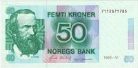 50 Kroner 1993 Norwegen UNZ- UNZ-