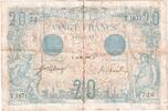 Frankreich 20 Francs Bleu, 1912-05-24, Y.1871, S -