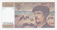 20 Francs 1985 Frankreich Debussy, Y.015, UNZ UNZ
