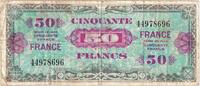 Frankreich 50 Francs 1945 Verso France, SERIE DE 1944, SÉRIE 1944, S -