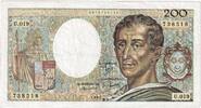 Frankreich 200 Francs Montesquieu, U.019, Partial Print, SS -