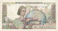 Frankreich 10,000 Francs Génie Français, 1946-11-04, C.96, S+ -