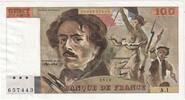 Frankreich 100 Francs Delacroix, A.1., VZ+ -