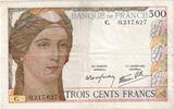 Frankreich 300 Francs Cérès, undated (1938), C, S+ -