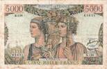 Frankreich 5000 Francs Terre et Mer, 1953-07-02, N.138, S -
