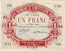 Frankreich 1 Franc 1915-03-12, P.91 518, S, Pirot:59-1589 -