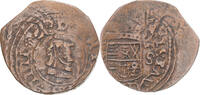 Spanien 16 Maravedis Münze, Philip IV, Faux d'Epoque, S+, Kupfer -