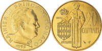 Monaco 20 Centimes Münze, Rainier III, Paris, BU, STGL -