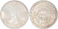Frankreich 10 Euro Semeuse, Monnaie de Paris, UNZ, Silber, KM:1580 -