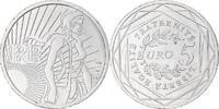 Frankreich 5 Euro Semeuse, Monnaie de Paris, VZ+, Silber, KM:1534 -