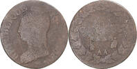 Frankreich 5 Centimes Münze, Dupré, Metz, SGE+, Kupfer, Gadoury:126a -