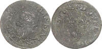 Frankreich Double Tournois Münze, Louis XIII, Troyes, S, Kupfer -