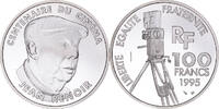Frankreich 100 Francs Münze, Jean Renoir, Monnaie de Paris, ESSAI -