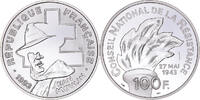 Frankreich 100 Francs Münze, Jean Moulin, Monnaie de Paris, ESSAI -