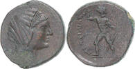 Æ Münze, Bruttium, Petelia, SS, Bronze, HN Italy:2454 -