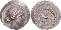 Tetradrachm Aeolis, Kyme, Silber, SS+, BMC:80-1 -