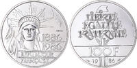 Frankreich 100 Francs Münze, Statue de la Liberté, Monnaie de Paris -