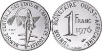 West African States Franc Münze, Monnaie de Paris, ESSAI, STGL, Stahl -