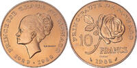 Monaco 10 Francs Münze, Princesse Grace, Monnaie de Paris, ESSAI, STGL -