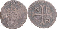 Frankreich Douzain Münze, Louis XIII, Nîmes, S, Billon, Gadoury:19 -