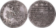 Electorate of Saxony Thaler Hans Georg II, Dresden, Silber, SS+, KM:565 -
