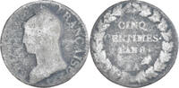 Frankreich 5 Centimes Münze, Dupré, Metz, SGE, Kupfer, Gadoury:126 -