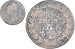 Frankreich 5 Centimes Münze, Dupré, Paris, SGE, Kupfer, Gadoury:126/126a -