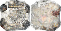 City of Landau 1 Gulden 4 Kreuzer, Klippe Siege Coinage, Silber, SS+ -