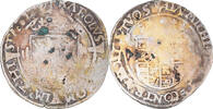 Spanische Niederlande 1/2 Réal Münze, Charles Quint, Anvers, S -