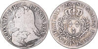 Frankreich 1/5 Écu aux branches d'olivier Münze, Louis XV, Amiens, S -