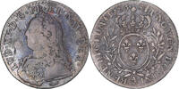 Frankreich 1/10 Écu aux branches d'olivier Münze, Louis XV, Paris, S+ -