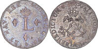 Frankreich 2 Sols Münze, Louis XV, Paris, SS, Billon, KM:500.1 -