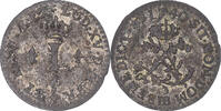 Frankreich Sol Münze, Louis XV, Strasbourg, S+, Billon, KM:501.3 -