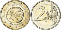 Malta 2 Euro UEM, Paris, VZ+, Bi-Metallic, KM:134 -