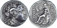 Tetradrachm Münze, Thrace, Lysimachos, Byzantium, SS, Silber -