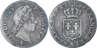 Frankreich 1/2 Sol à la vieille tête Münze, Louis XV, Paris, S+ -