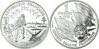 Frankreich Franc 1993 Monnaie de Paris Münze, Débarquement, Monnaie de Paris, BE, STGL