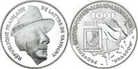 Frankreich 100 Francs Münze, Lattre de Tassigny, Monnaie de Paris, BE -