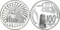 Frankreich 100 Francs Münze, Sainte-Mère-Eglise, Monnaie de Paris, BE -