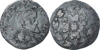 Spanische Niederlande Courte Münze, Philippe II, S, Kupfer -