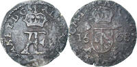 Spanische Niederlande Double Denier Münze, Albert & Isabella, Tournai -