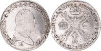 AUSTRIAN NETHERLANDS 1/4 Kronenthaler Münze, Joseph II, Günzburg, S -
