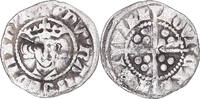Großbritannien Penny Münze, Edward I, Newcastle, S+, Silber -